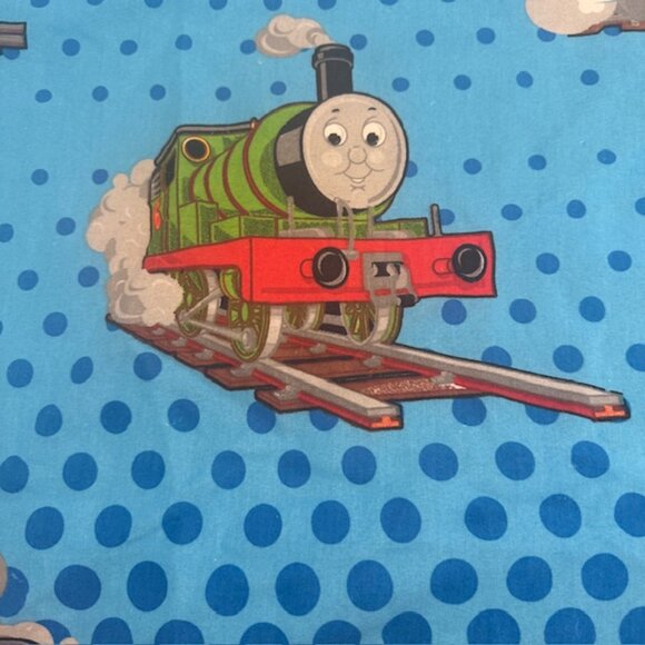 Thomas and Friends 2011 Flat Sheet Twin Size and Pillow Case Train Engine - Picture 5 of 9